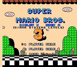 Super Mario Bros 3 - Ridley X Hack 2 (Giana Sisters Levels) Title Screen